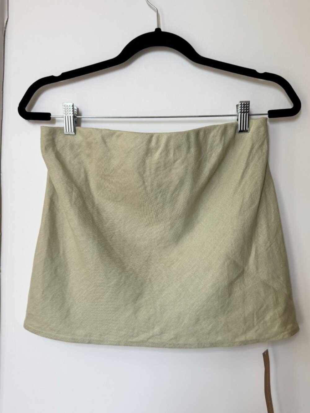 NWT Reformation Spritz Linen Top Green Small